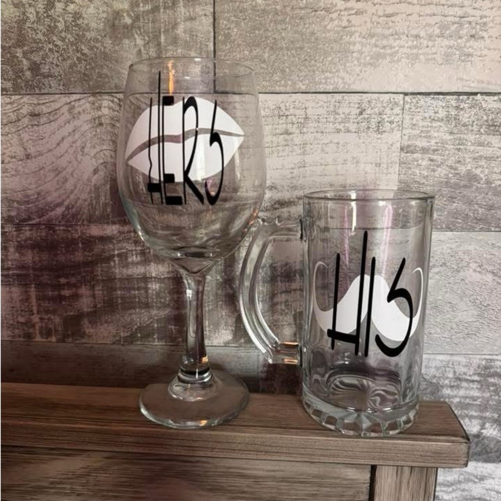 His and Hers Glass Set